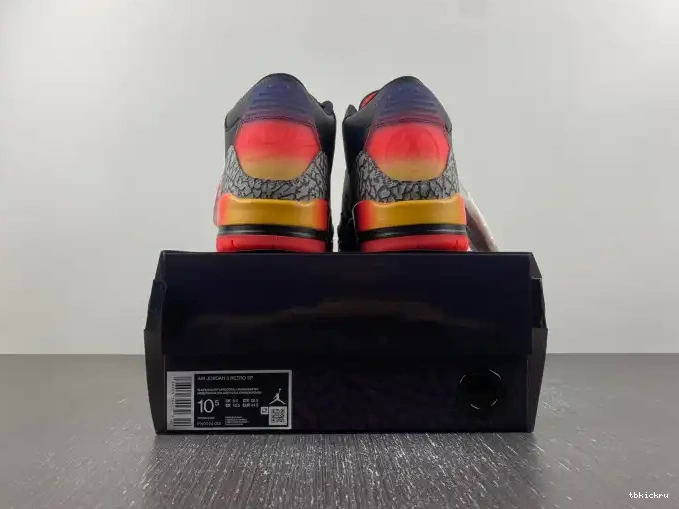 Rep TBK Air J 3 x Jordan Rio Balvin FN0344-001 0604